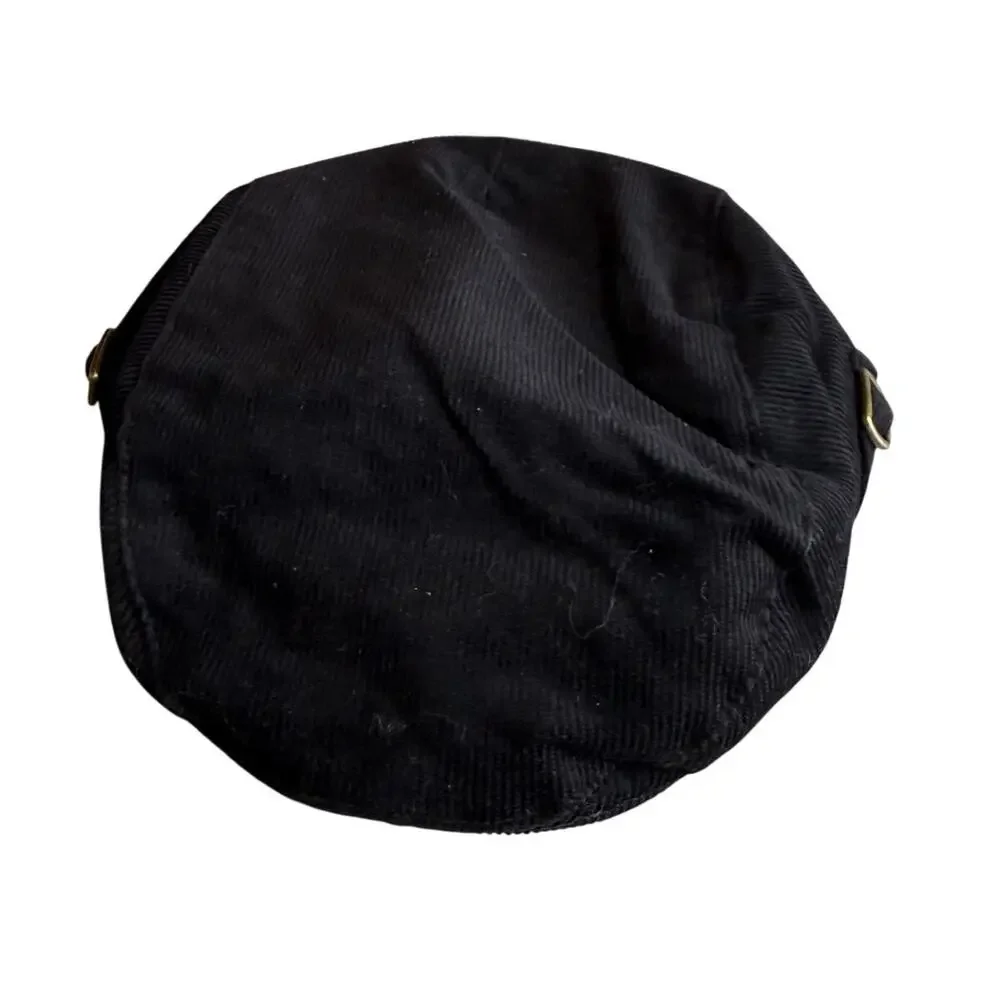 Janie and Jack Flat Cap Black 12-24 mos